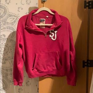 St. Johns University hoodie for sale, half zip